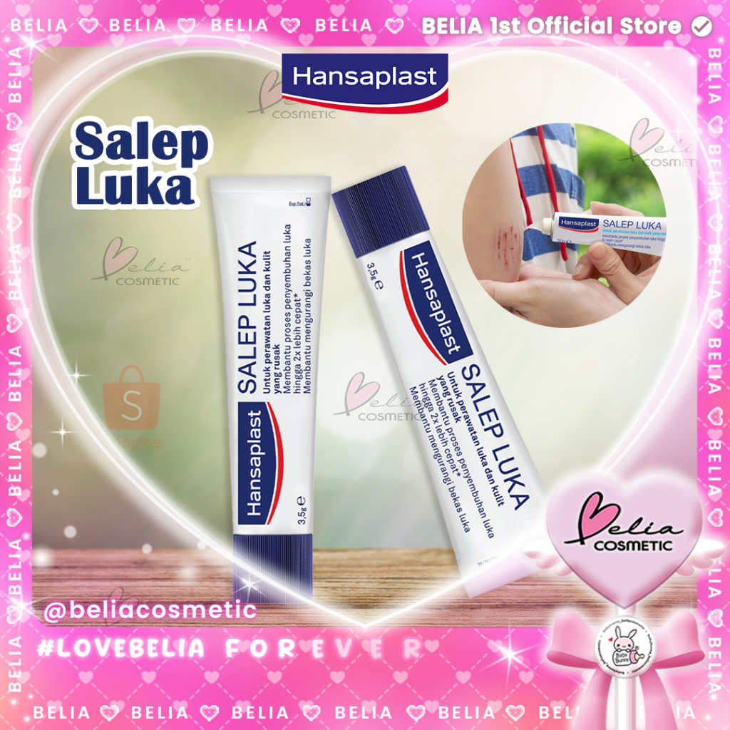 ❤ BELIA ❤ HANSAPLAST Salep Luka 3.5g & 20g | Krim Luka | Obat Oles Luka | BPOM | ORI
