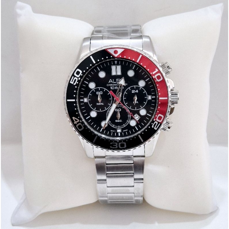 Alba AT3J37X1 chrono jam tangan cowok original
