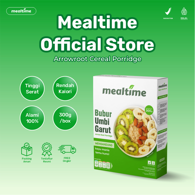 

Mealtime Bubur Sereal Umbi Garut (1 BOX)