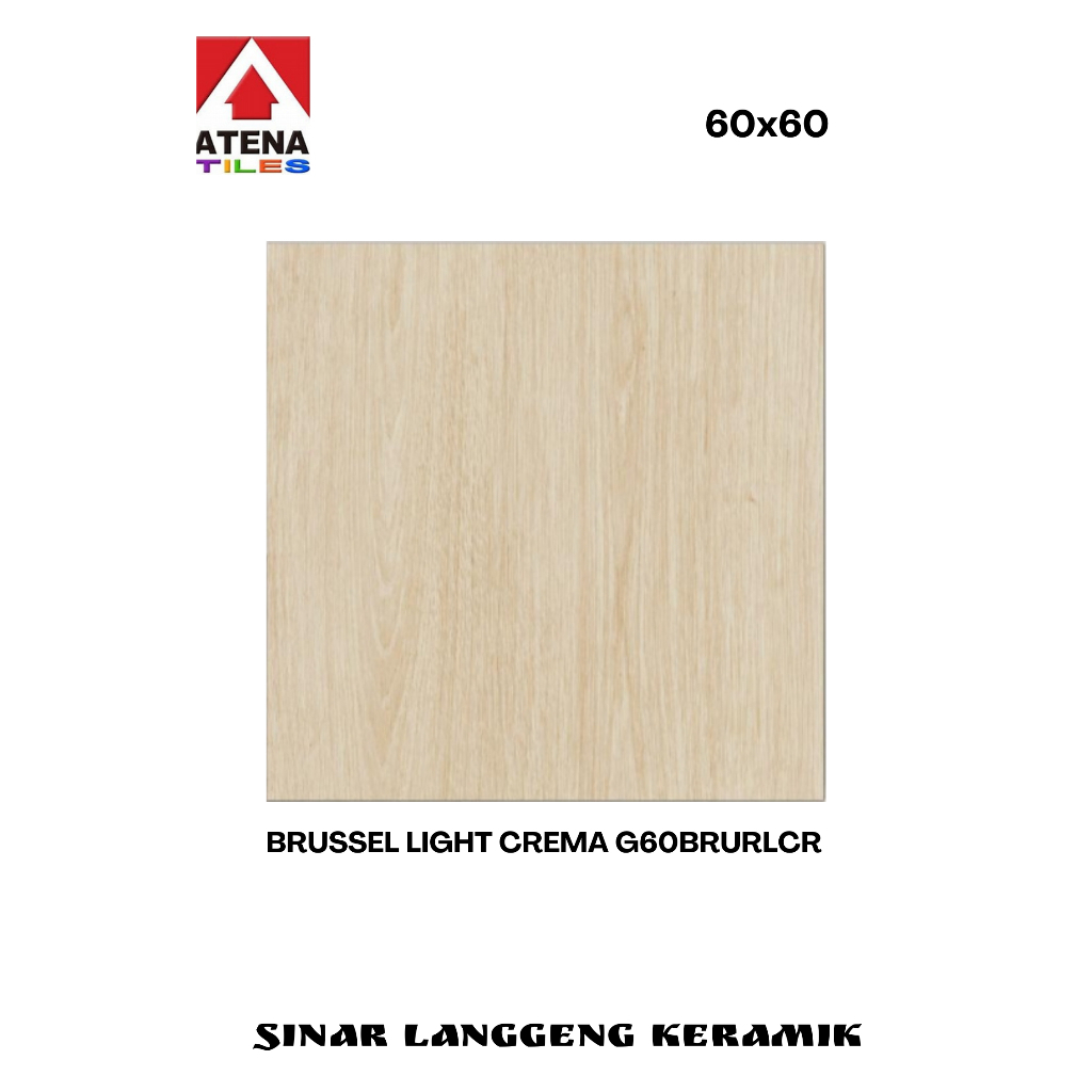 GRANIT ATENA/BRUSSEL LIGHT CREMA G60BRURLCR/60x60/LANTAI