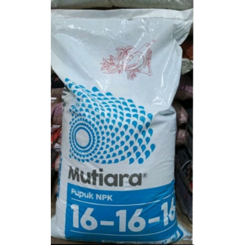 PUPUK NPK MUTIARA BIRU 16 - 16 - 16