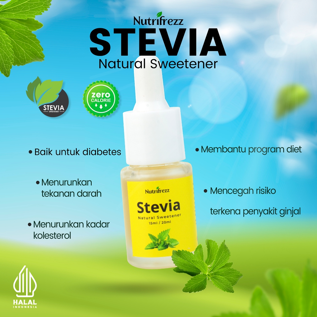 

Nutrifrezz Stevia Original Pemanis Alami 0 Kalori