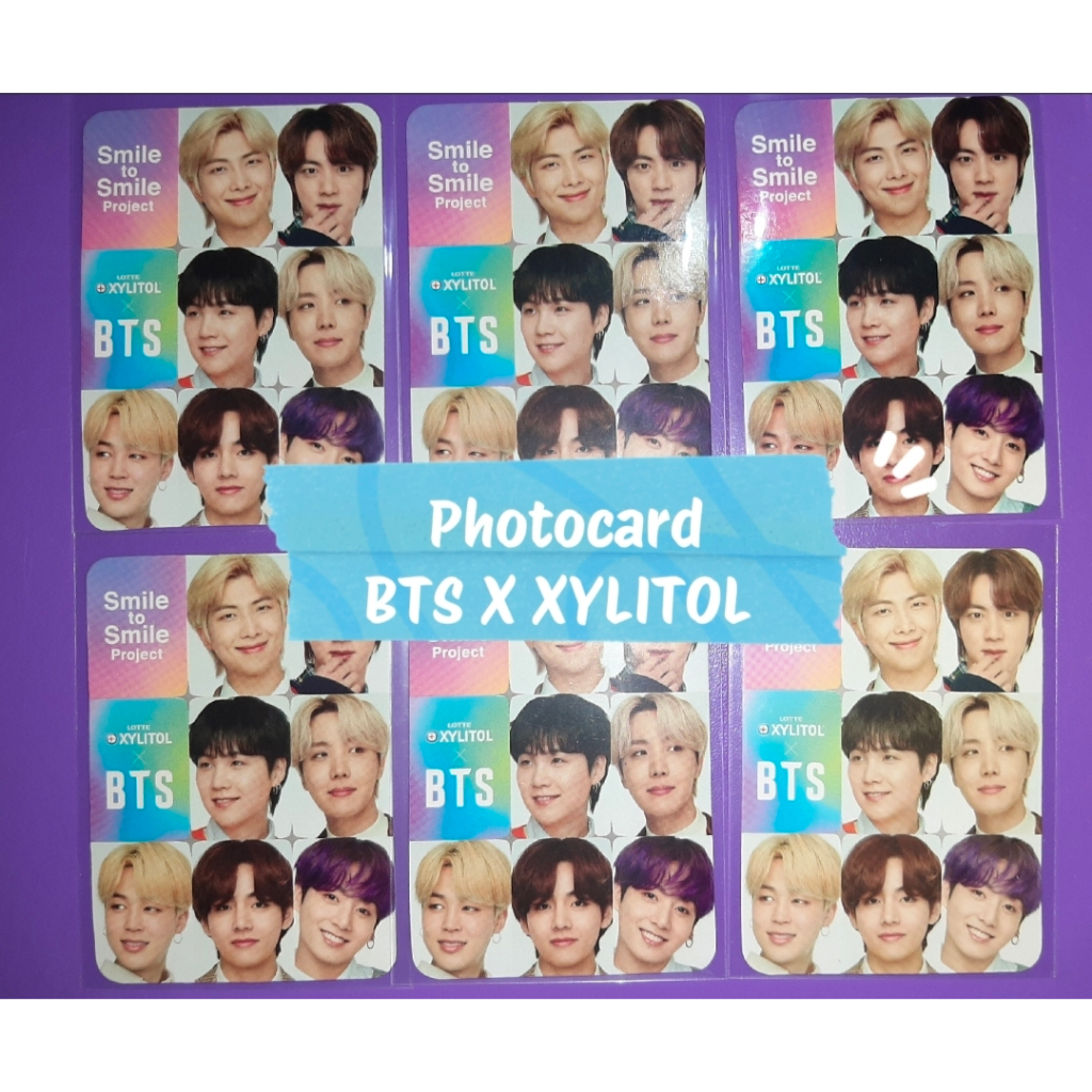 PHOTOCARD BTS X LOTTE XYLITOL