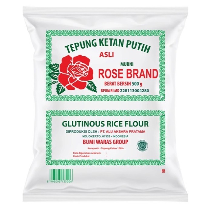 

Tepung Ketan Rose Brand 500gr
