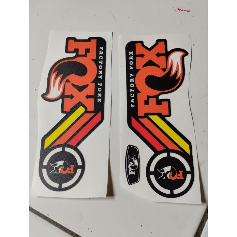 Stiker fork FOX new decal stiker sepeda MTB