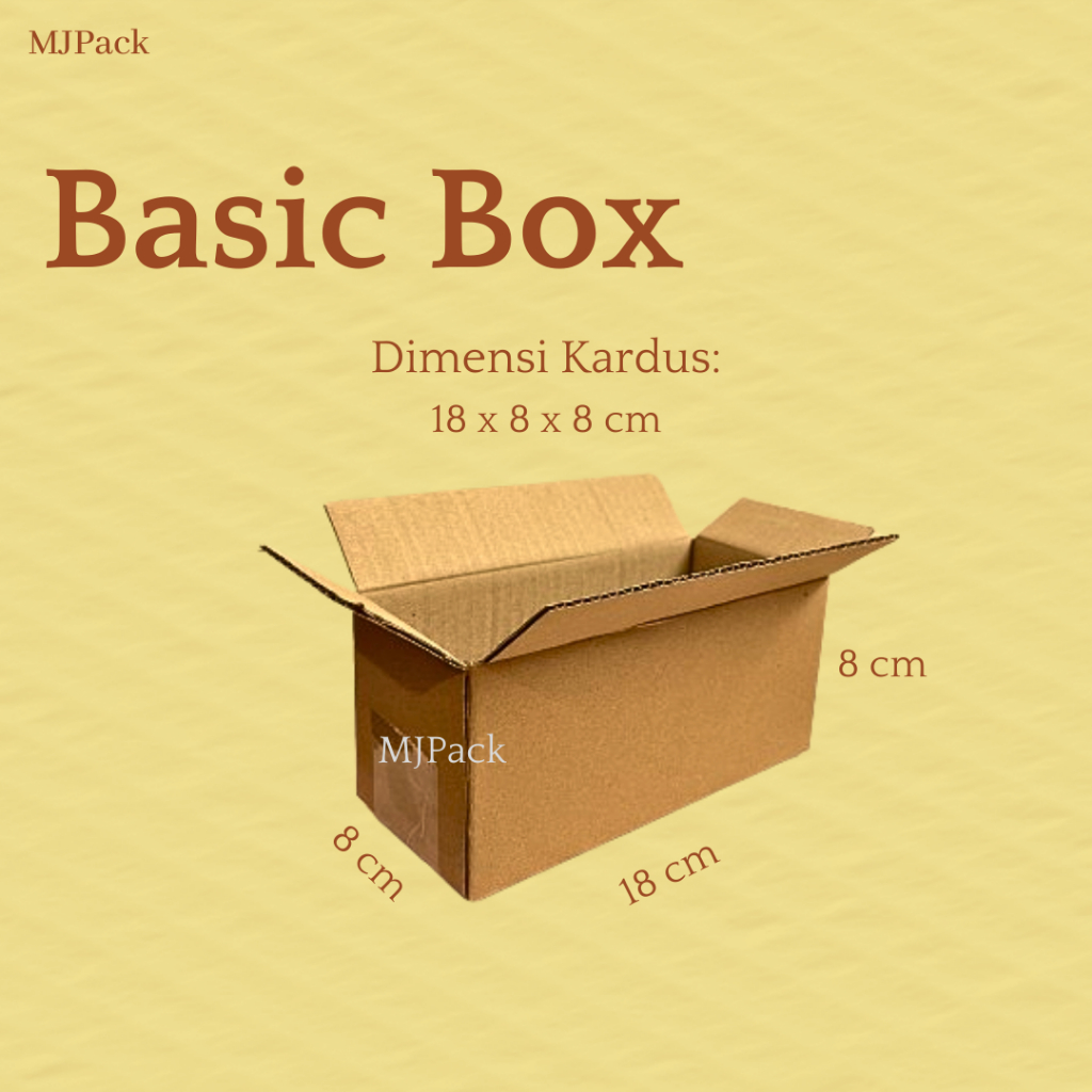 

KARDUS 18x8x8 cm || Box Karton Corrugated || Box Biasa