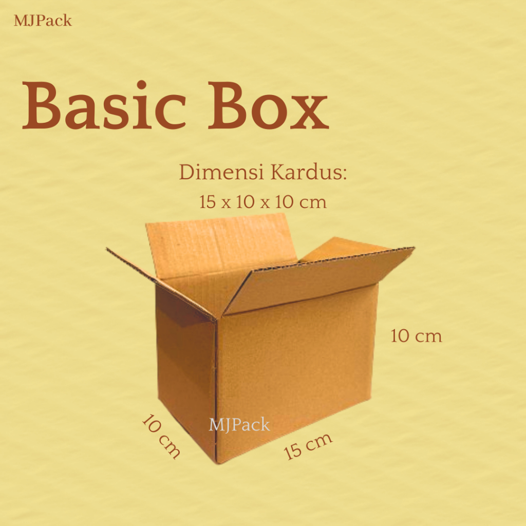 

KARDUS 15x10x10 cm || Box Karton Corrugated || Box Biasa
