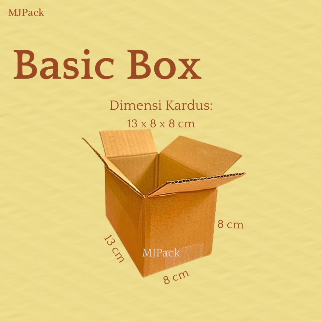 

KARDUS 13x8x8 cm || Box Karton Corrugated || Box Biasa
