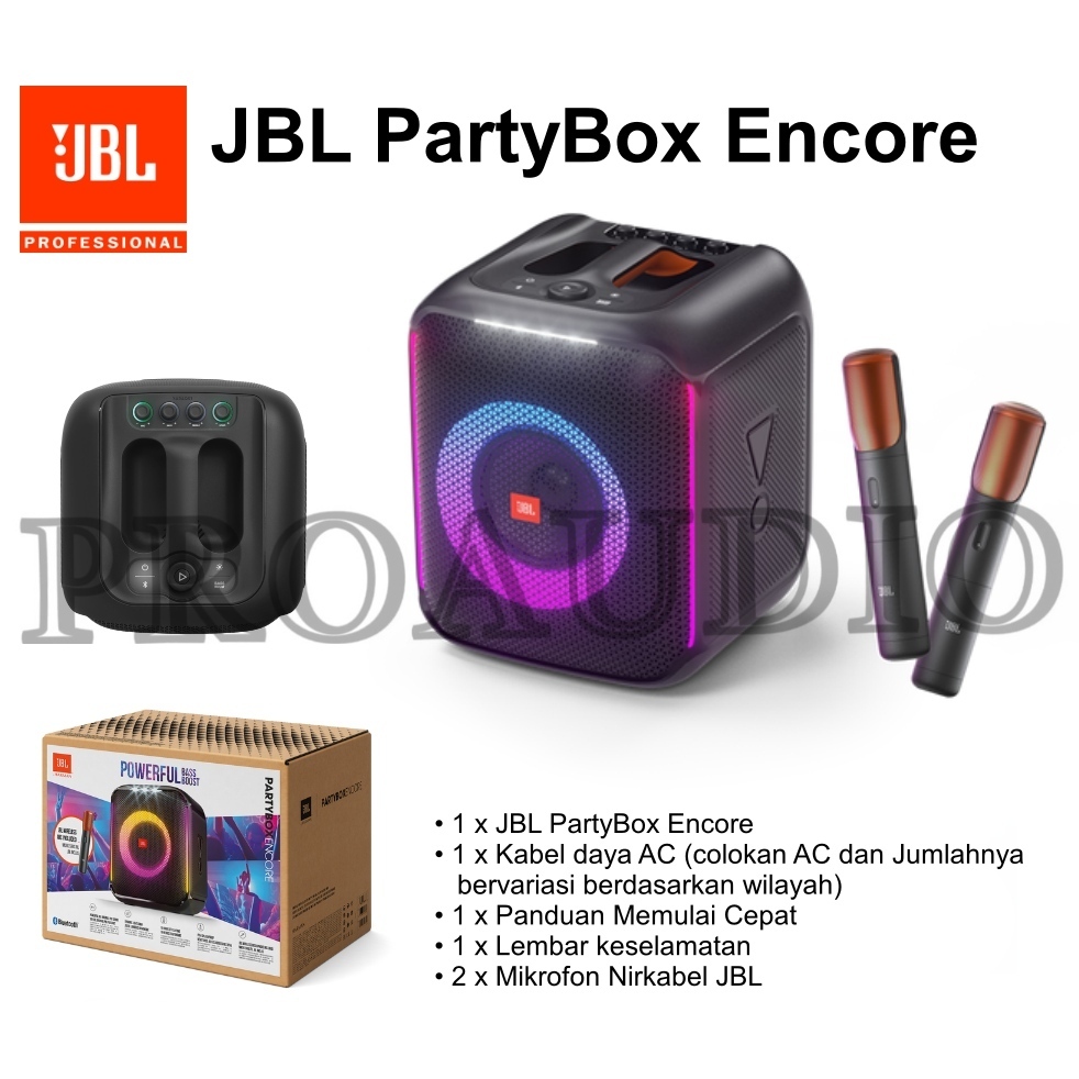 JBL Partybox Encore Portable Bluetooth Speaker With 2 Mic Original