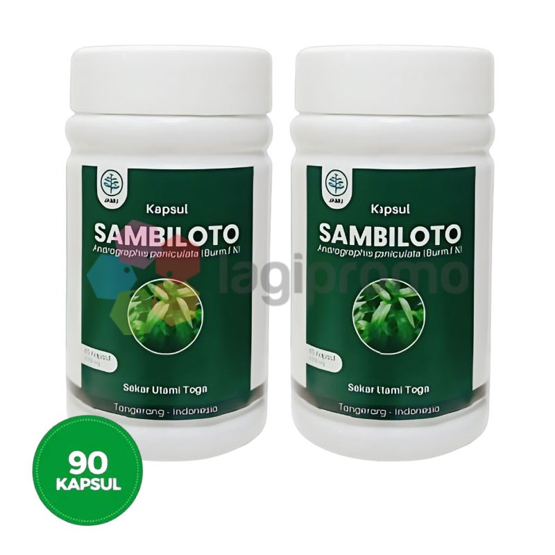 Sekar Utami Toga Sambiloto 45 Kapsul Obat Antivirus Meningkatkan Daya Tahan Tubuh - 2 Botol