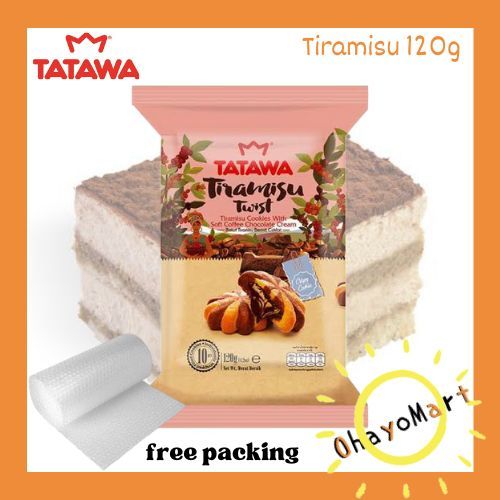 

Tatawa Tiramisu Twist/ Tiramisu Cookies/ biskuit coffee 120g