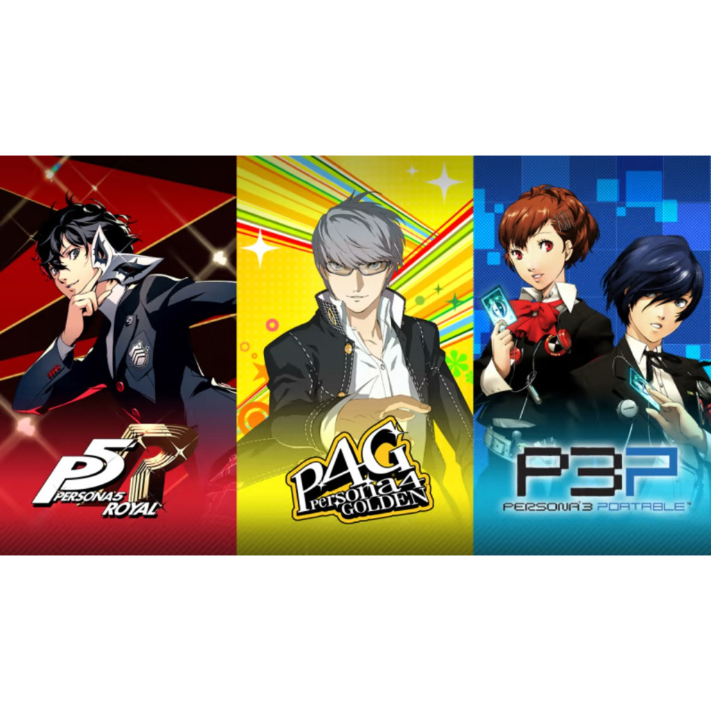 Persona Collection ( Persona Royal,Persona 4 Golden,Persona 3 Portable ) Ps4 & Ps5 ( Digital)