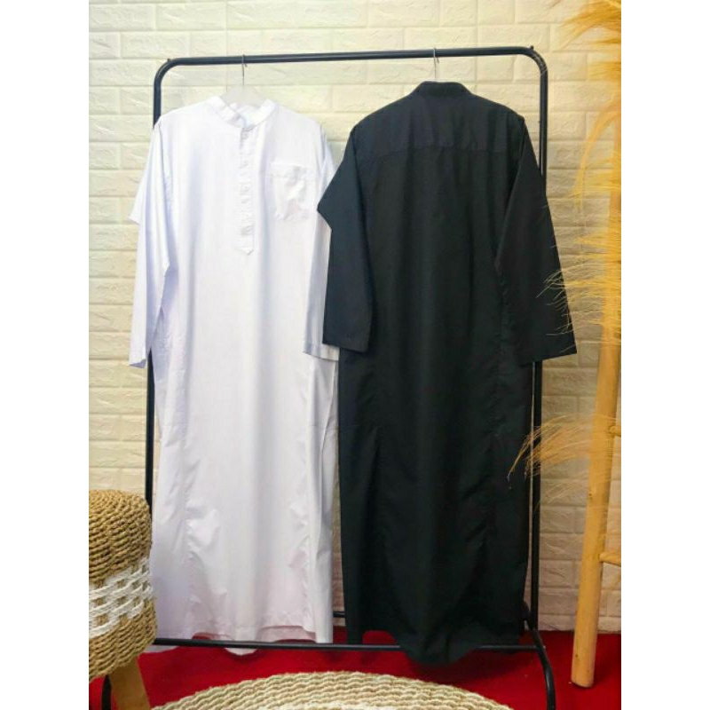 Jubah Pria Jumbo/Jubah Polos Pria Jumbo/Jubah Haji Jumbo/Jubah Haji Pria Jumbo
