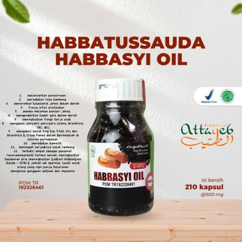 Habbasyi Oil Habbatussuda Oil 100 Kapsul