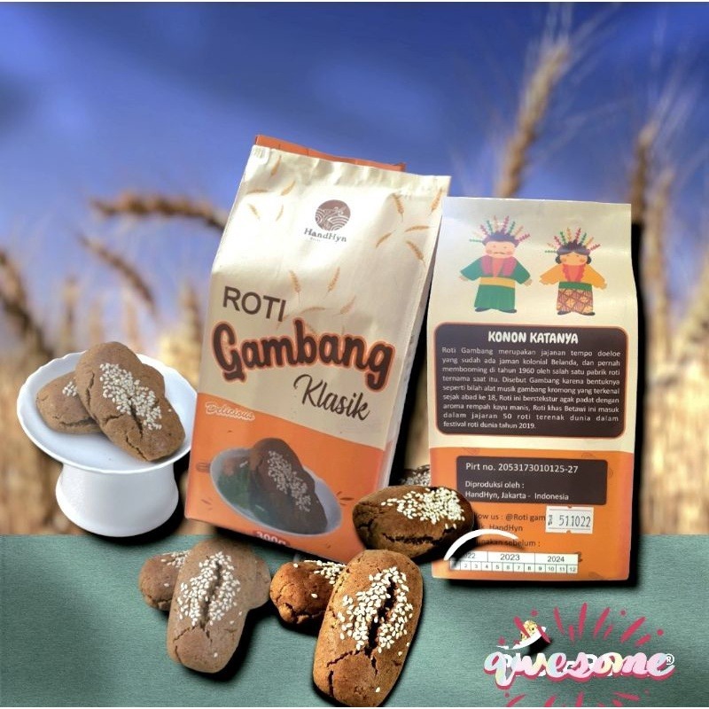 

Roti Gambang | Klasik | H&H Cookies | Original & Varian - Reguler