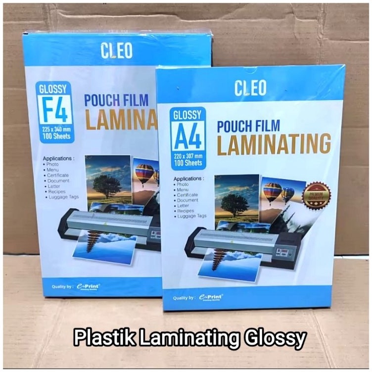 

KODE K62N 3 Lembar Plastik Laminating A4 F4 Eprint