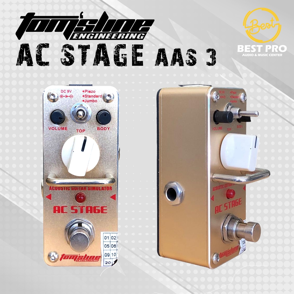 EFEK TOMSLINE AAS-3 AC STAGE ACOUSTIC GITAR SIMULATOR