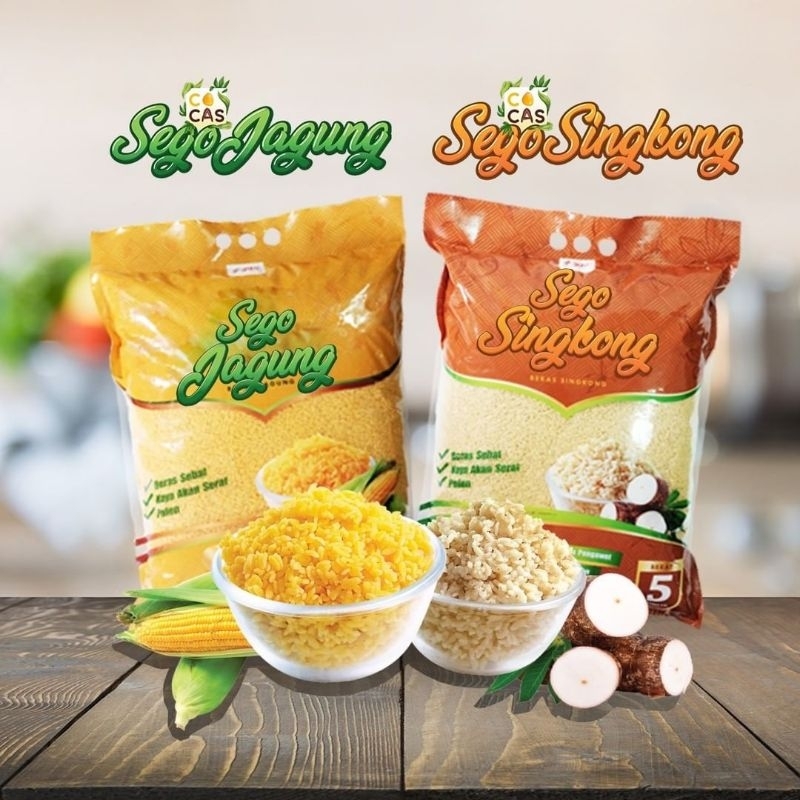 

Sego jagung 700gr / sego singkong 700gr Nasi jagung nasi singkong beras singkong beras jagung