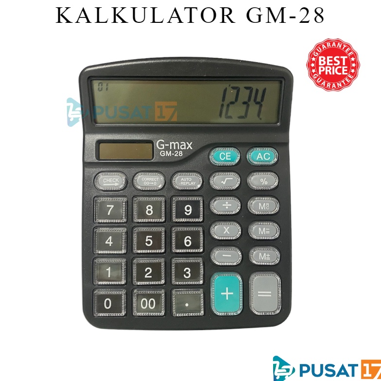 

KODE B85A PUSAT17 KALKULATOR GM28 KALKULATOR DESKTOP MEJA KANTOR DAGANG MODEL CITIZEN KALKULATOR ALAT TULIS KANTOR KALKULATOR 12 DIGIT OFFICE ELECTRONIC CALCULATOR