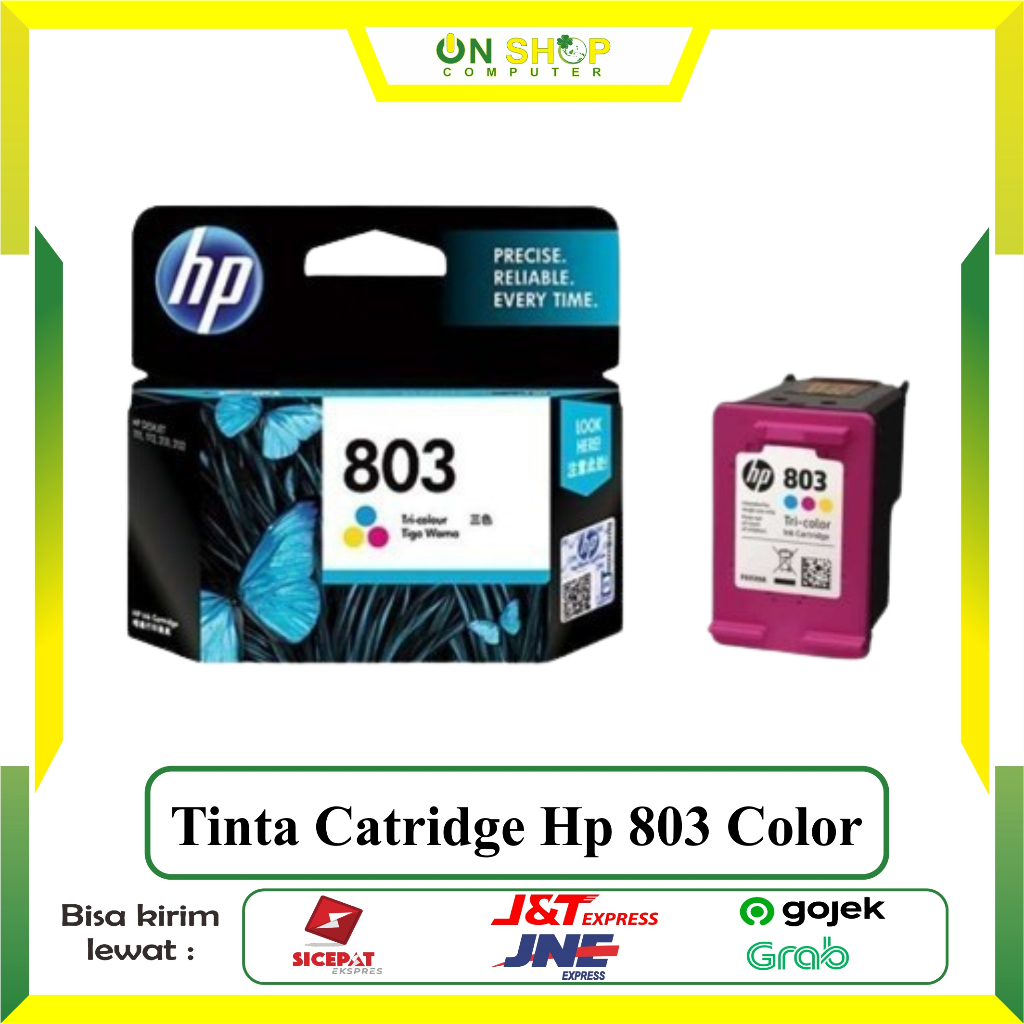 Cartridge Printer HP Tinta HP Deskjet 1111, 1112, 2131, 2132, 2621, 2622, 2623 Color Original Ink Ca