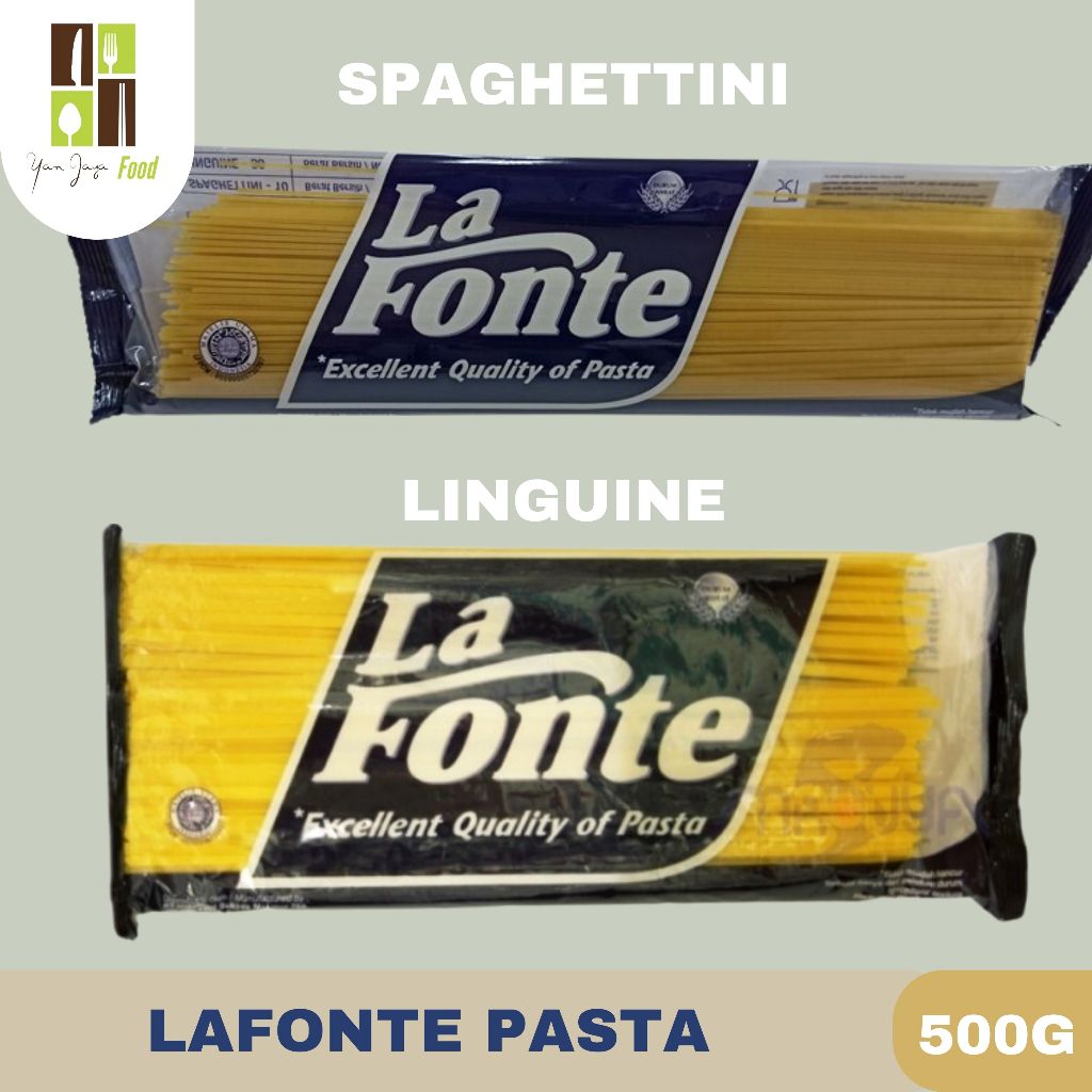 

Lafonte Spaghetti / Spageti / La fonte Linguine / Pasta / Instan / Kemasan 500g