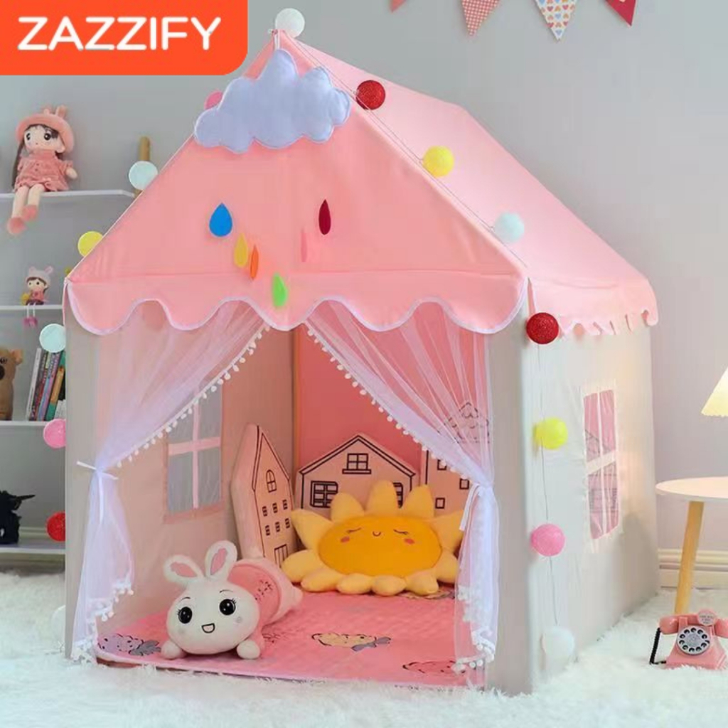 Mainan Tenda Jumbo Anak Indoor Outdoor Tenda Princess Serbaguna Mainan  Tenda Rumah Jumbo Mainan Rum