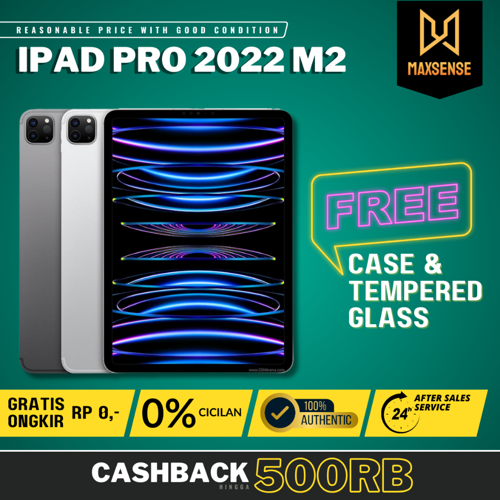 iPad Pro M2 Chip 2022 11 & 12.9 inch WiFi Cellular 512GB 256GB 128GB Second Original