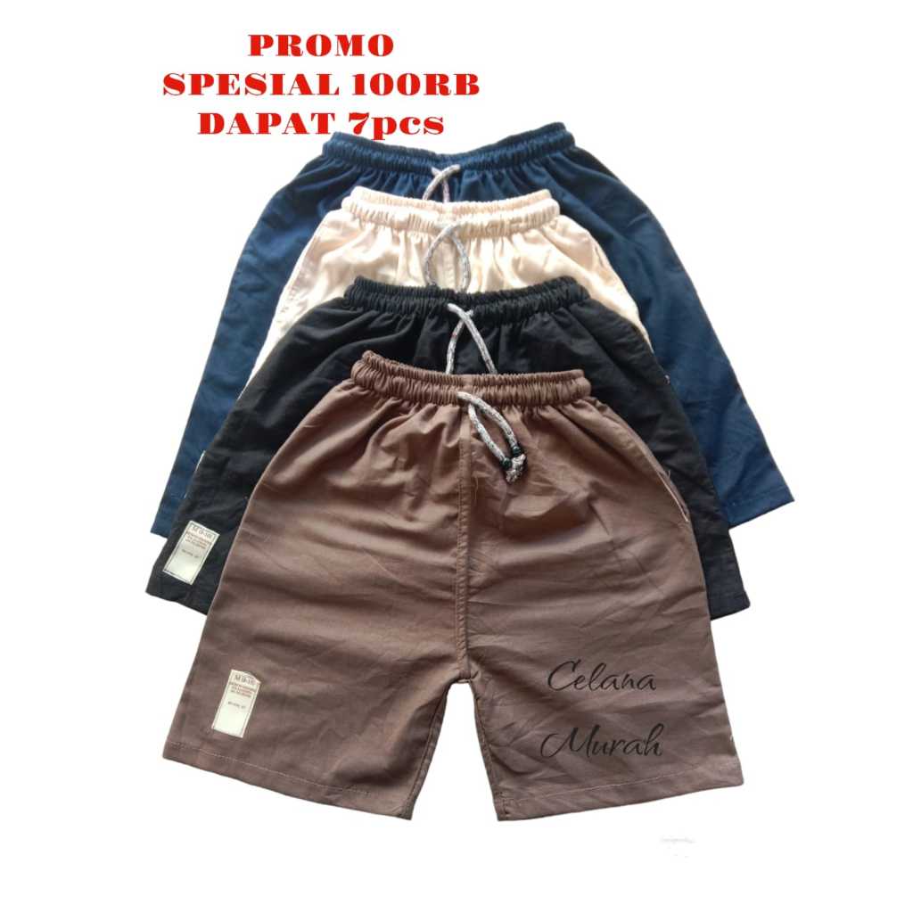 100RB DAPAT 7PCS CELANA DISTRO CELANA PENDEK