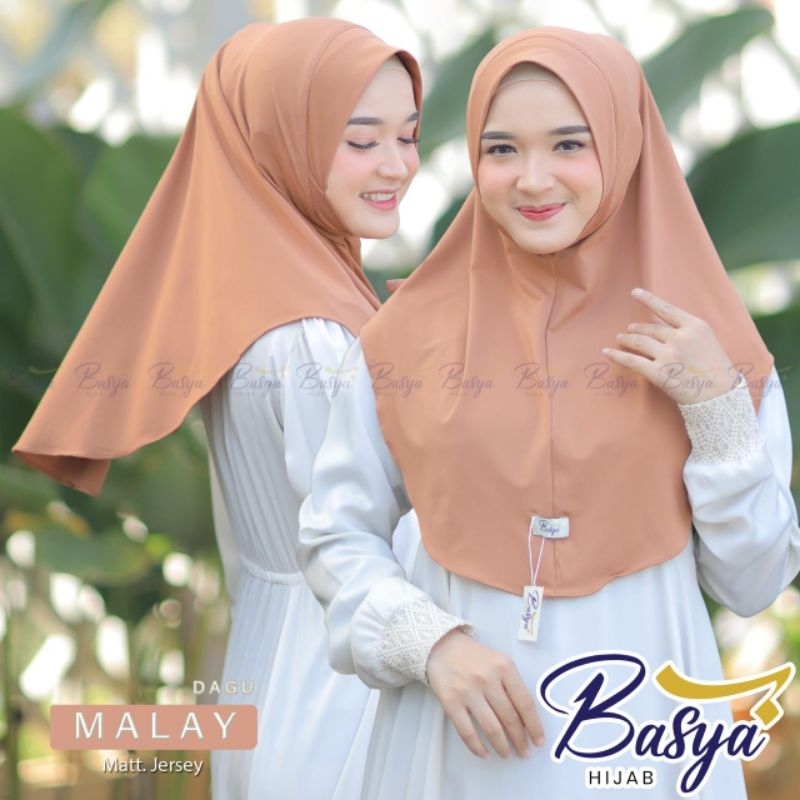 [ Qiqi Hijab ] HIJAB MALAY DAGU••hijab jersey premium••hijab instan