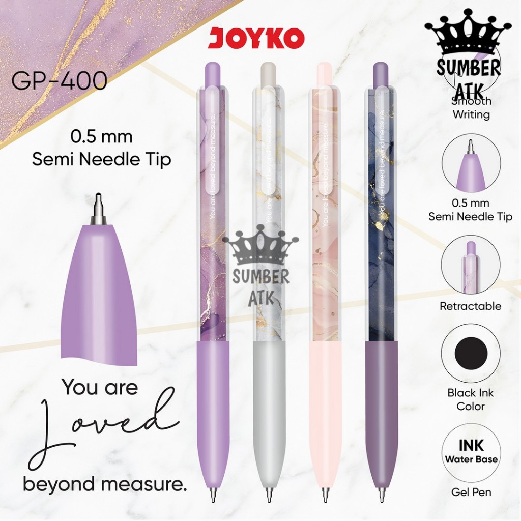 

Gel Pen Pulpen Pena Joyko GP-400 0.5 mm