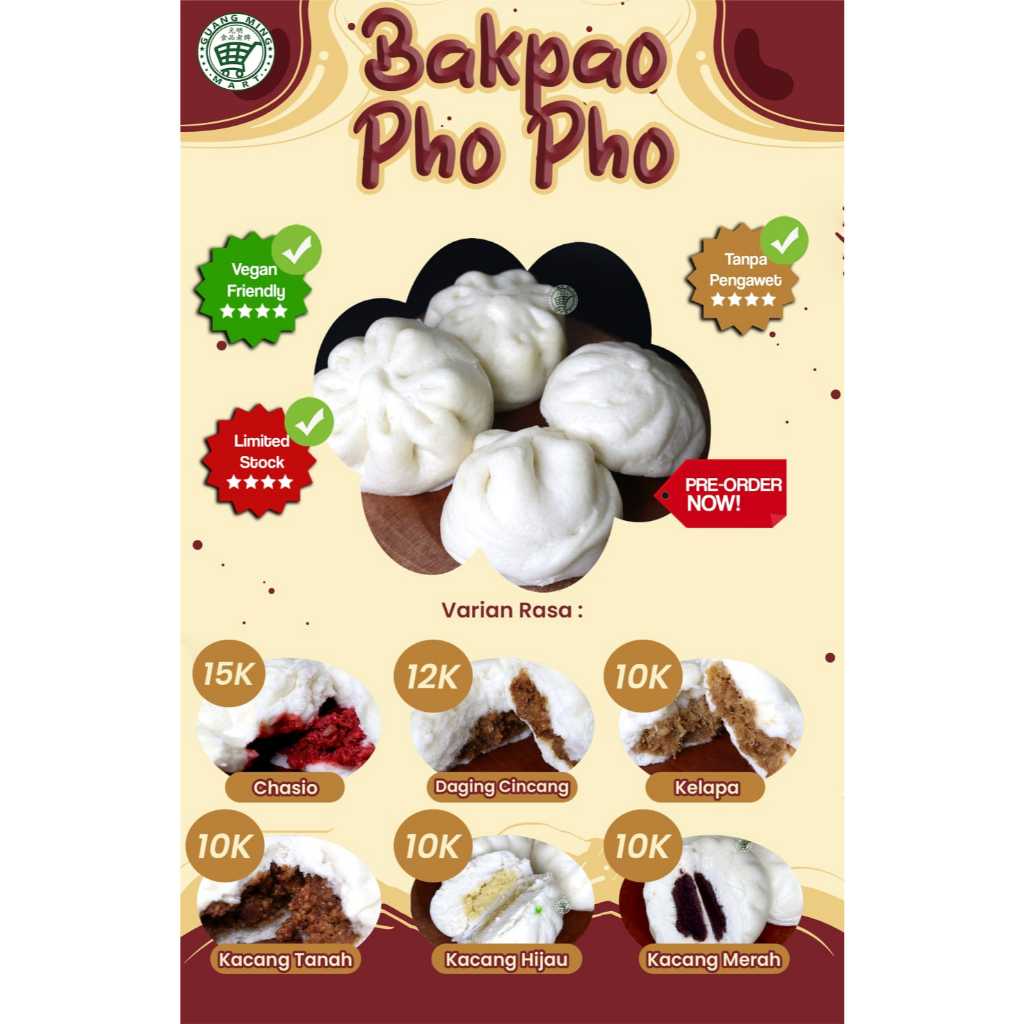 

Bakpao PhoPho Vegetarian & Vegan Friendly / Bakpao Vegan