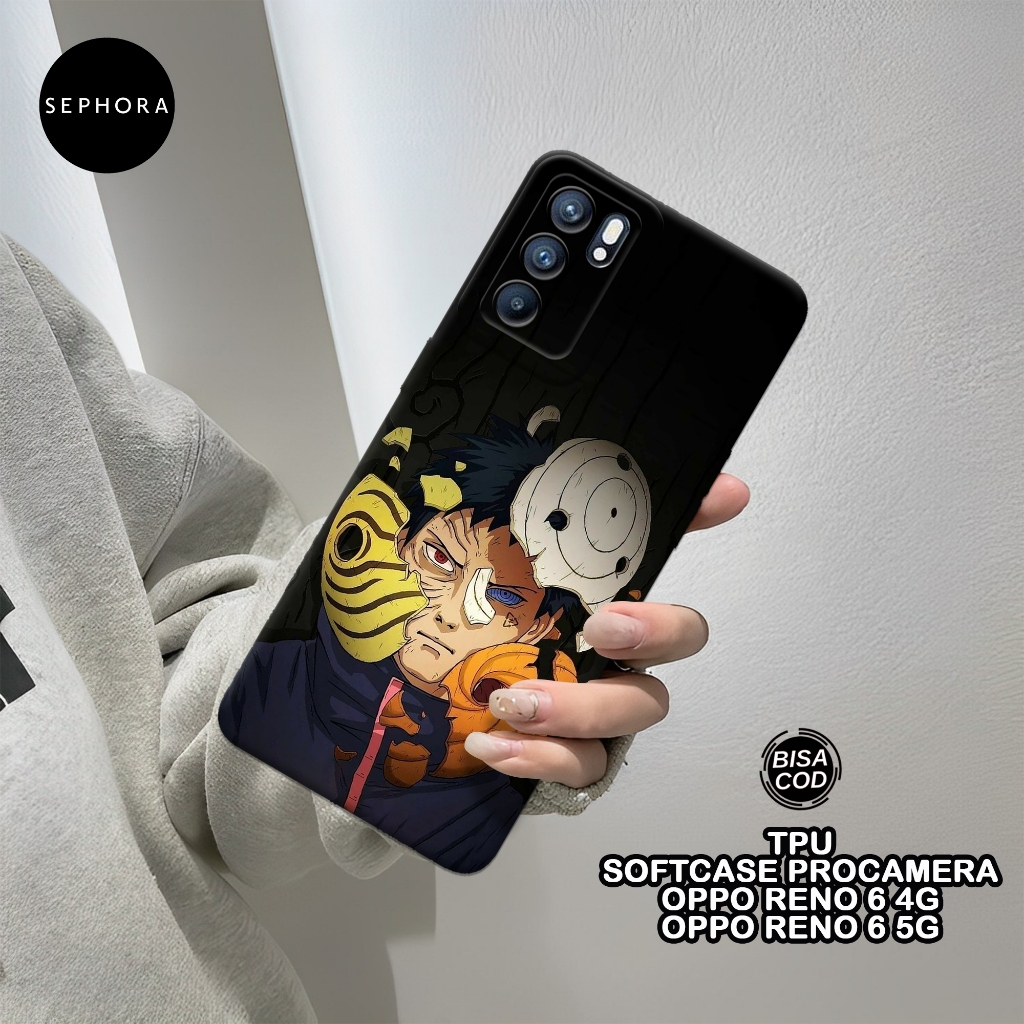 Softcase Oppo Reno 6 Terbaru - Fashion Case Anime - Case Oppo Reno 6 - Case Pro Camera - Casing Oppo