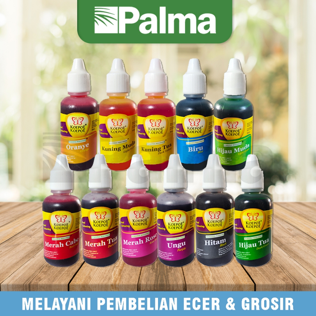 

PEWARNA MAKANAN KOEPOE KOEPOE, 30ML