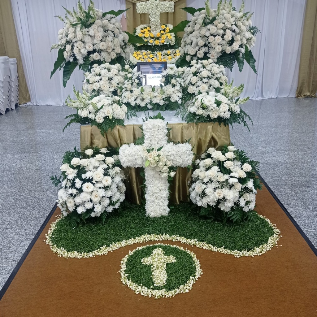 dekorasi rumah duka 03  dekorasi rumah duka 11 titik.  irisan pandan dan melati