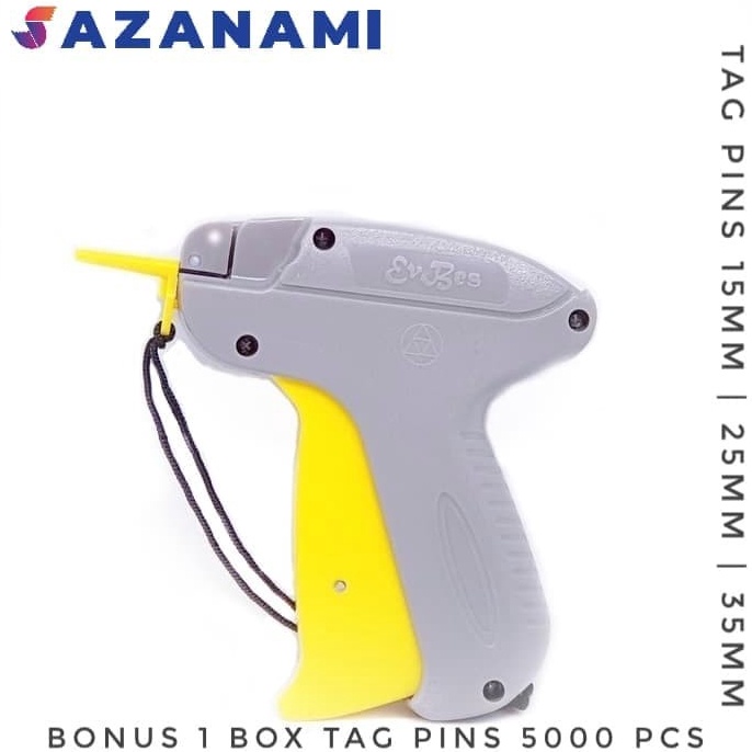 

KODE A13V PROMO TAG GUN EVBES ALAT TEMBAKAN LABEL 1 BOX 5 PCS TAG PINS ARROW REFILL