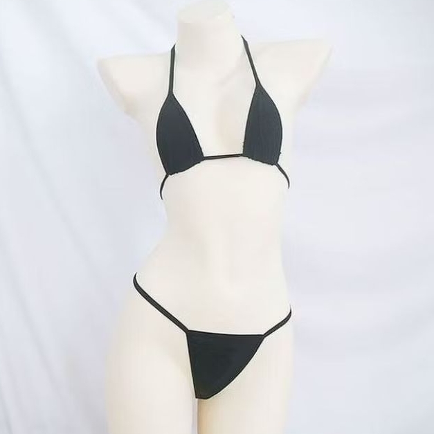 ONE SET model BIKINI MINI tali sexy lingerie hot baju dinas pakaian dalam dalaman wanita g string cd