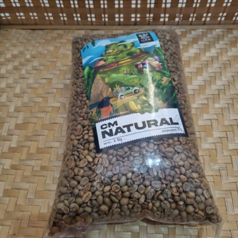 

Biji Kopi Mentah - Green Bean Ijen Carbonic Maceration Natural 500 1000 gram