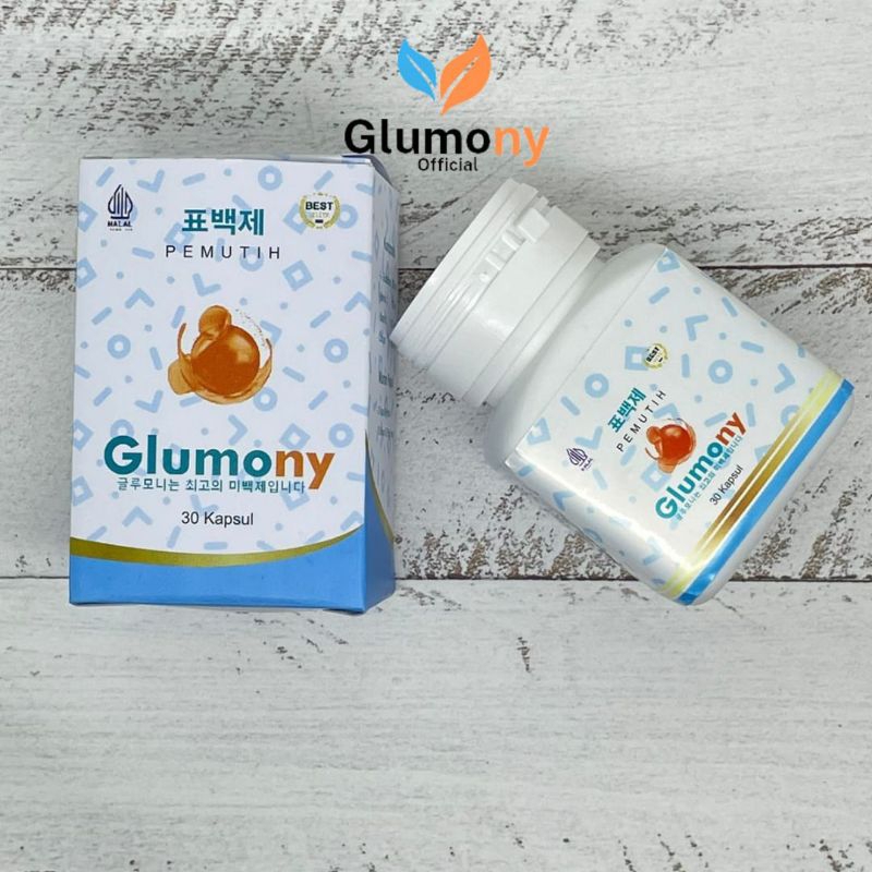 GLUMONY KOREA | KAPSUL PEMUTIH BADAN | PEMUTIH KULIT ASLI ORIGINAL 100% ISI 30 KAPSUL