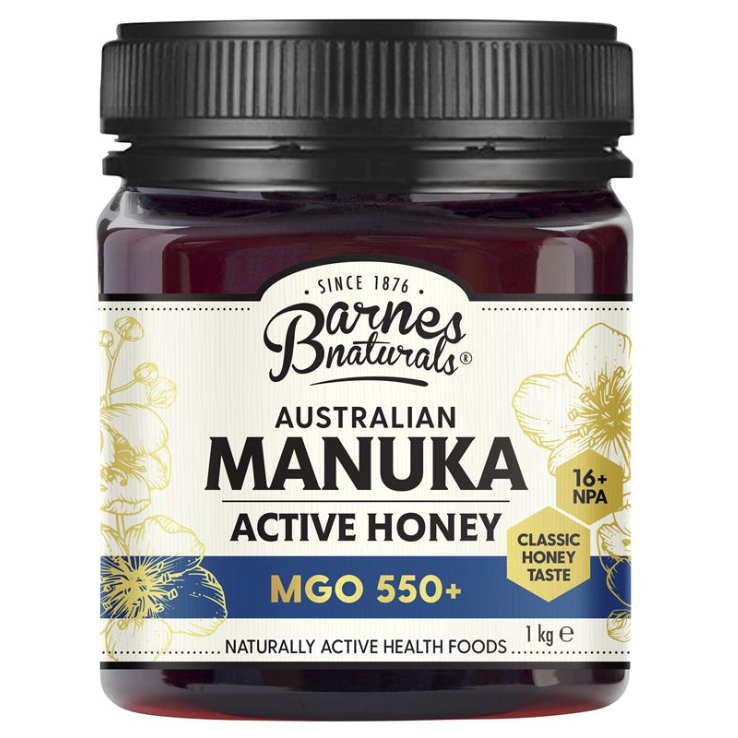 

Barnes Naturals Australian Manuka Honey 1kg MGO 550+ 1050+ 100+ 400+ 840+