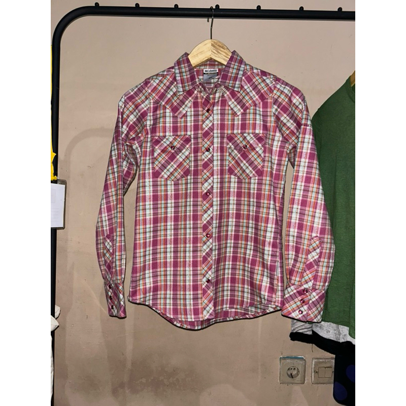 Kemeja Columbia / Outdoor / Kemeja Lengan Panjang