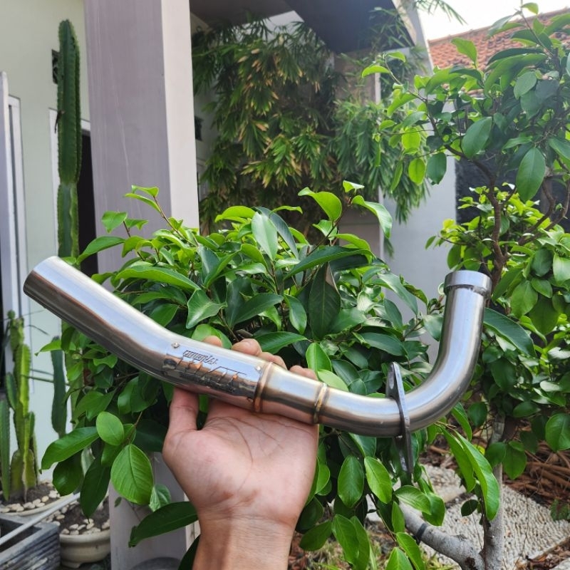 leher knalpot standar mio sporty smile bending pipa 28 32 38 kondoman