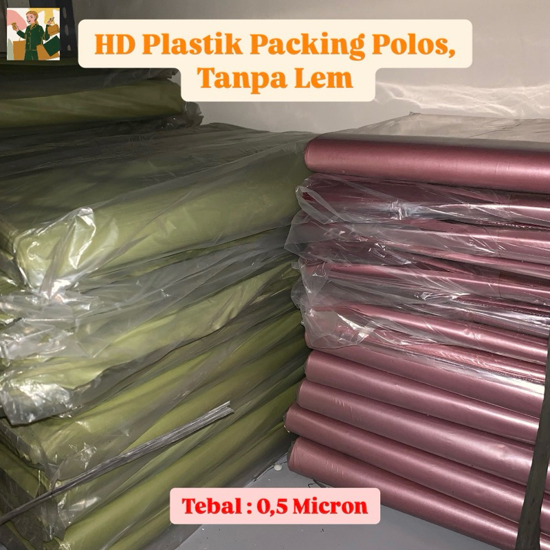 Kantong Plastik Packing Polos Tanpa Plong 30x40 & 35x50/ Plastik Packing/ Plastik olshop / Plastik T