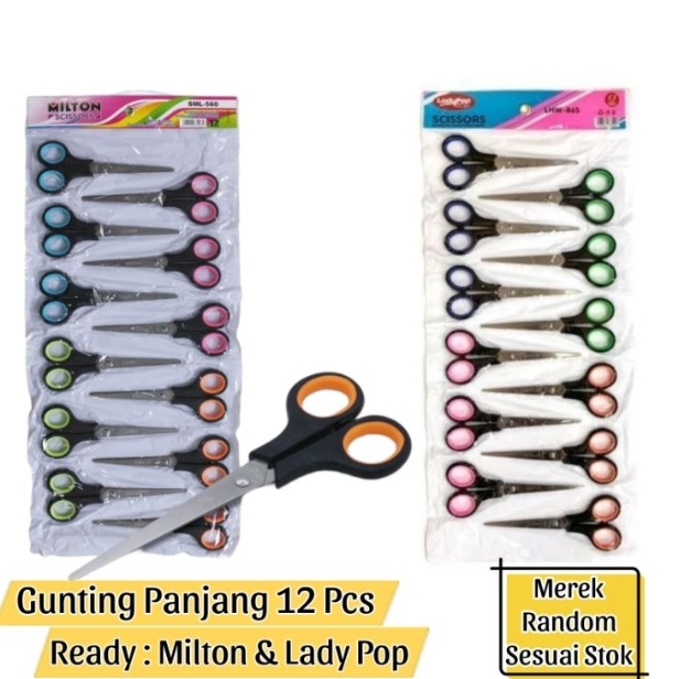 

KODE N17Y 12pc GUNTING PANJANG MURAH 6 INCH STAINLESS STEEL TAJAM