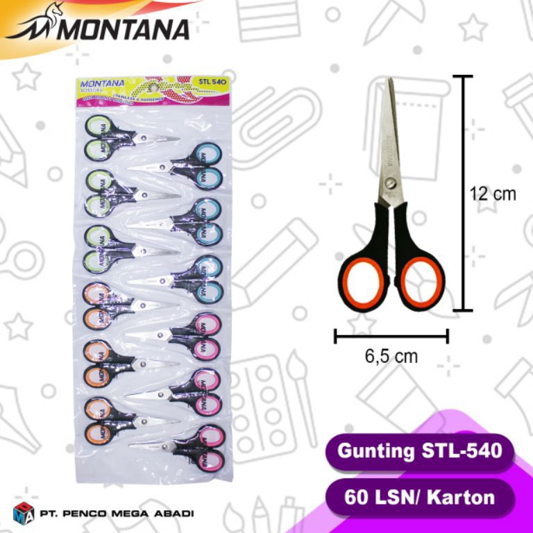 

KODE I57O gunting Montana STL 54