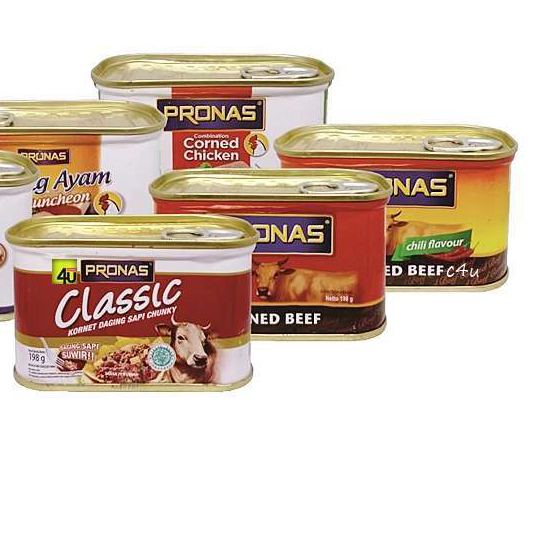 

Pronas kornet sapi original / pedas / chunky classic / kornet dengan jamur 198 gram