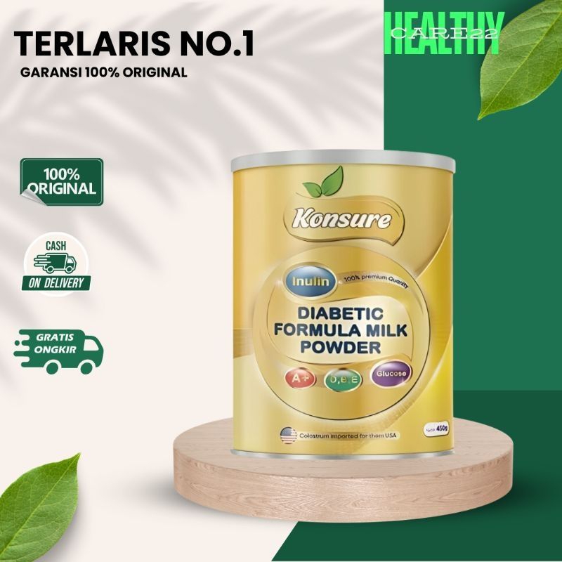 

KONSURE GOLD Susu Formula Untuk Atasi Diabetes & Kencing Manis Mengontrol Kadar Gula Dalam Darah