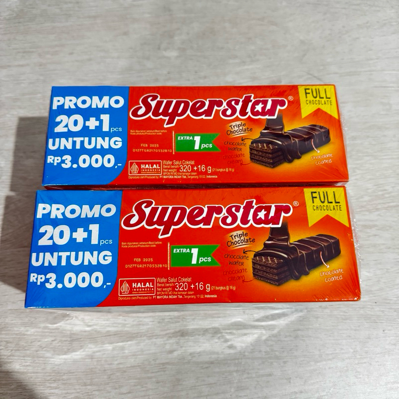 

BOX SUPERSTAR WAFER ISI 20 sachet