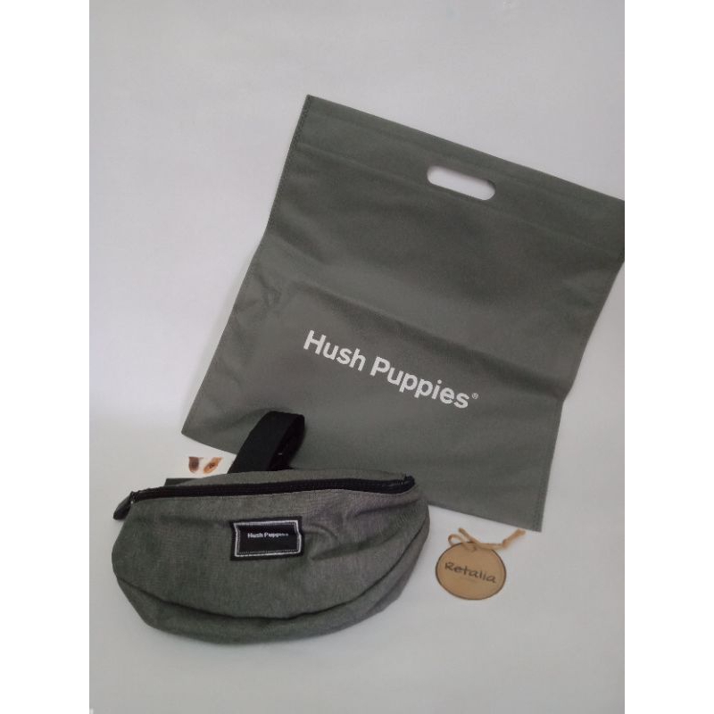 Tas Waist Bag Pria Hush Puppies / Tas Selempang Pria Hush Puppies