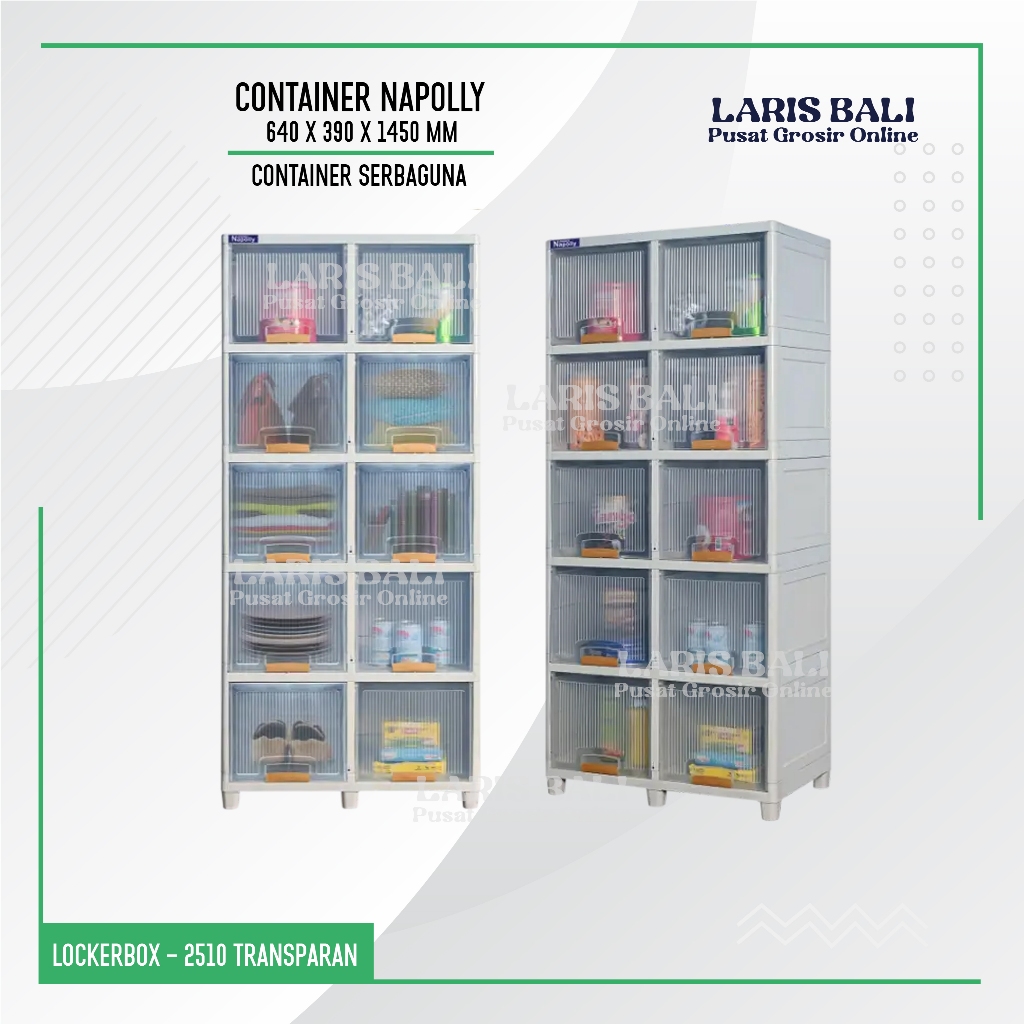 Lemari Locker Box Napolly 5 Susun Serbaguna