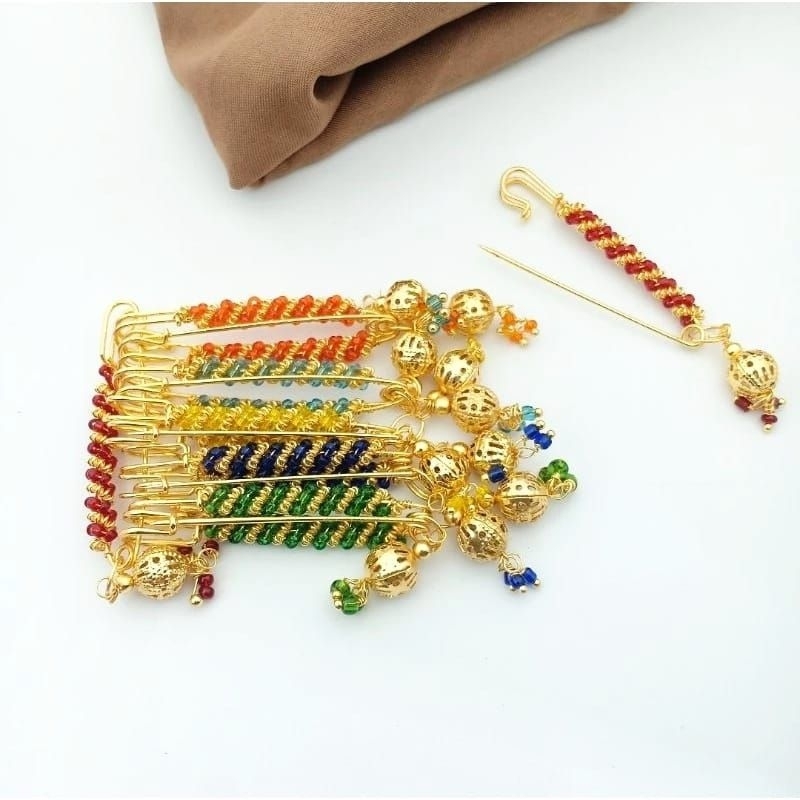 Peniti India | Peniti Jilbab | Peniti Jurai | Isi 24 pcs